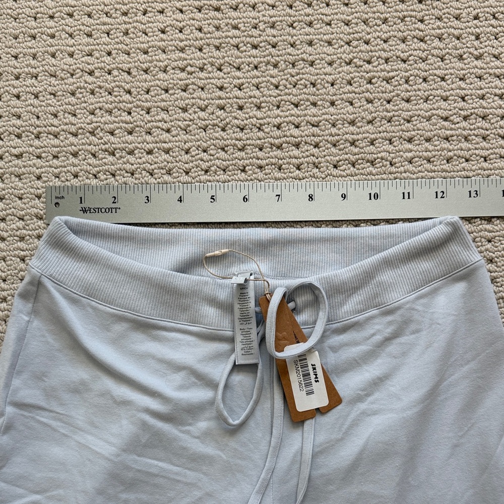 NWT Skims Light Blue/Gray Lounge Pants Size S - Picture 4 of 6